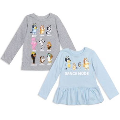 Bluey Bingo Bluey Girls 2 Pack T-Shirts Toddler