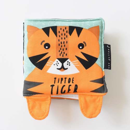 Wee Gallery, Tip Toe Tiger - Baby's First Soft Book