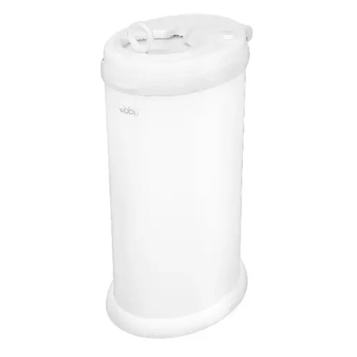 Ubbi - Steel Diaper Pail - Matte White
