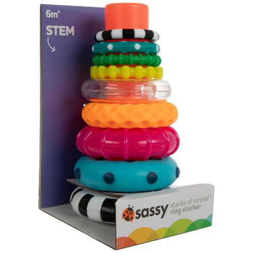 Sassy Baby Stacks Of Circles Ring Stacker