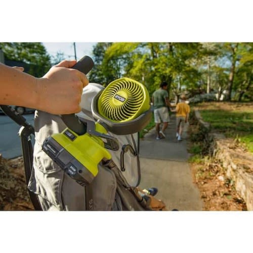 Cordless 4 in. Clamp Fan Kit with 1.5 Ah Battery and Charger