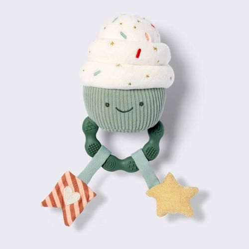 Handheld Plush Rattle Baby Toy - Cupcake - Cloud Island™