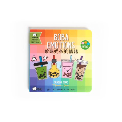 Boba Emotions - Board Book — Bitty Bao Chinese Bilingual Books & Toys