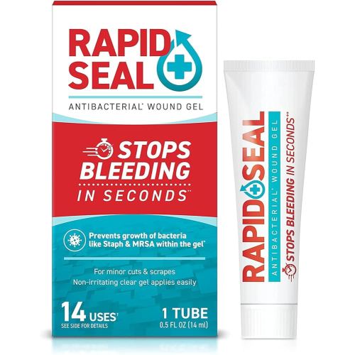 Wound Gel (1 Tube) | Stops Bleeding in Seconds | FSA HSA Eligible | Ideal for Cuts, Scrapes, Razor Nicks for Emergency First Aid Supplies
