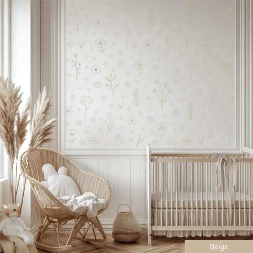 Wildflower Dreams Wall Decals /Floral Wall Stickers / Botanical Decals / Flower Stickers / Kids Room / Nursery
