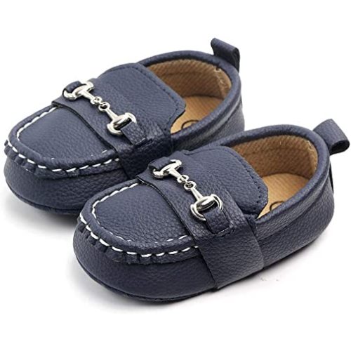 QIETION Baby Boys Girls Oxford Shoes PU Leather Soft Sole Sneakers Anti-Slip Toddler Ankle Boots Infant Walking Shoes