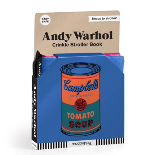 Andy Warhol Crinkle Fabric Stroller Book - Mudpuppy