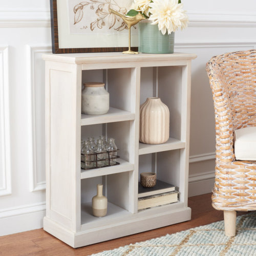Red Barrel Studio® Aoting 30.1" H x 25" W Solid Wood Standard Bookcase & Reviews | Wayfair