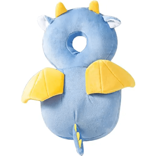 Baby Walker Head Protector Toddler Adjustable Baby Head Protection Backpack Wear Safety Pad (Flying Dragon)