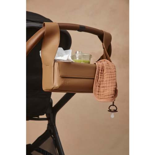 The Convertible Stroller Caddy in Camel