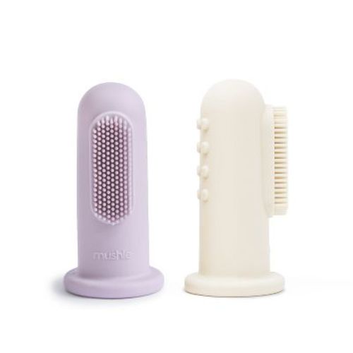 Finger Toothbrush Soft Lilac / Ivory One Size