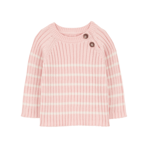 Baby Striped Ribbed Sweater Knit Top - OshKosh | Carter's
