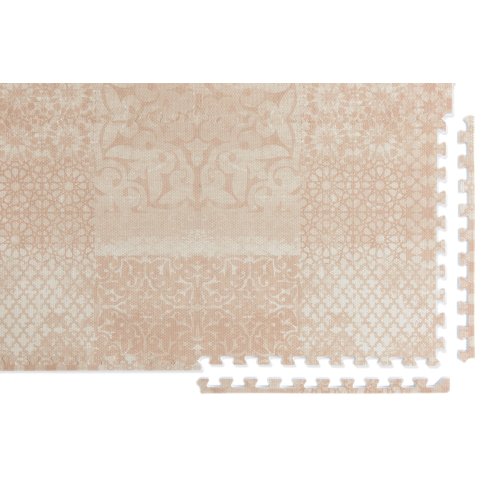 Little Nomad | Beige Soft Safe Baby Puzzle Roam Free Play Mat | Dusk – the House of Noa