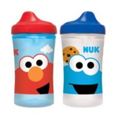 NUK Sesame Street Hard Spout Cup, 10oz, 2 pack
