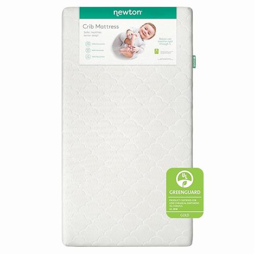 Newton Baby Crib Mattress and Toddler Bed - 100% Breathable Proven to Reduce Suffocation Risk, 100% Washable, 2-Stage, Non-Toxic Better Than Organic, Removable Cover - Deluxe 5.5" Thick- White