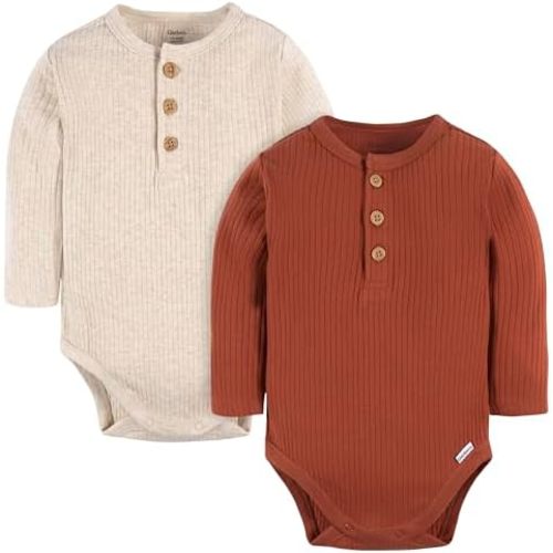 Gerber Unisex Baby Baby Boys' and Baby Girls' 2-pack Bodysuits
