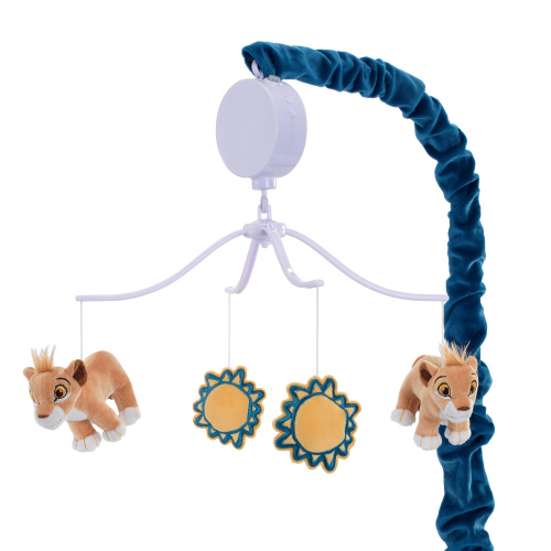 Disney Baby Lion King Adventure Musical Baby Crib Mobile by Lambs & Ivy - Blue
