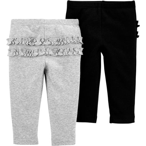 Carter's Baby Girls' Bottoms 126g265 - 6 Months - Black/Heather