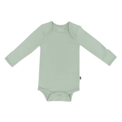 Long Sleeve Bodysuit - Thyme; 3-6 months