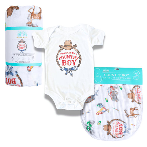 Country Boy Baby Gift Bundle