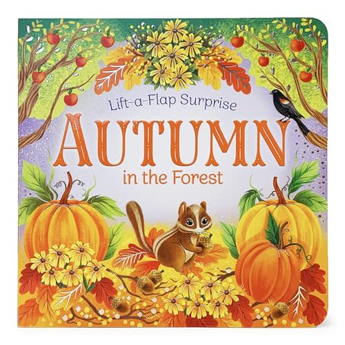 Autumn In The Forest Deluxe Lift-a-Flap & Pop-Up Seasons Board Book for Fall (Lift-a-flap Surprise)