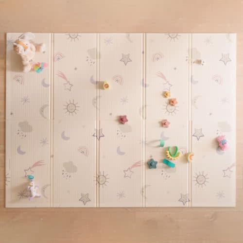 Nuby Reversible Baby Floor Mat | Stars and Sky