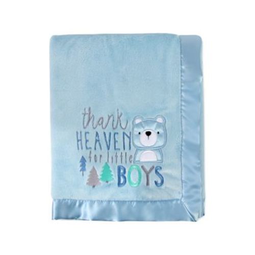 Thank Heaven For Little Boys Receiving Blanket