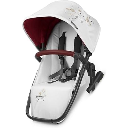 RumbleSeat V2 - Jade Rabbit - White Marl | Carbon Frame | Maroon Leather