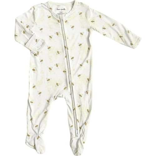 Zippered Footie, Busy Bees - Dear Perli | Maisonette