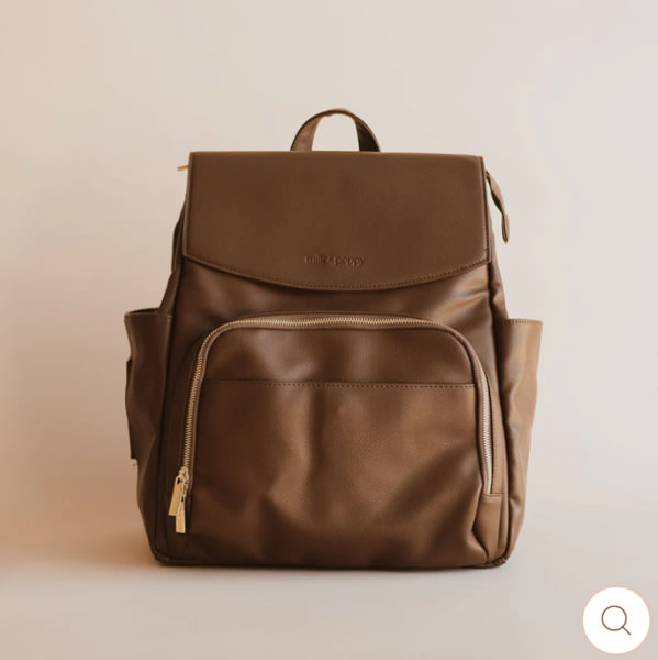 BROOKLYN Backpack Nappy Bag - Chocolate/Jack – Milk & Poppy