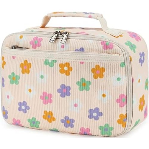 LEDAOU Lunch Bag Kids Insulated Lunch Box Girl Boy Insulated Reusable Lunch Bag for School Picnic Hiking Work