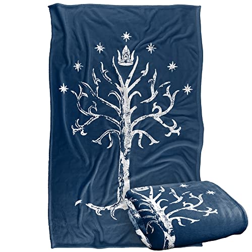 The Lord of The Rings Blanket, 36"x58" Tree of Gondor Silky Touch Super Soft Throw Blanket