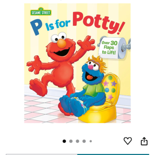 P is for Potty! (Sesame Street) (Lift-the-Flap): Kleinberg, Naomi, Moroney, Christopher: 9780385383691: Amazon.com: Books