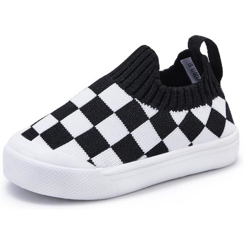 BMCiTYBM Baby Sneakers Girls Boys Lightweight Breathable Mesh First Walkers Shoes 6-24 Months - 6-12 Months Infant - 2-black