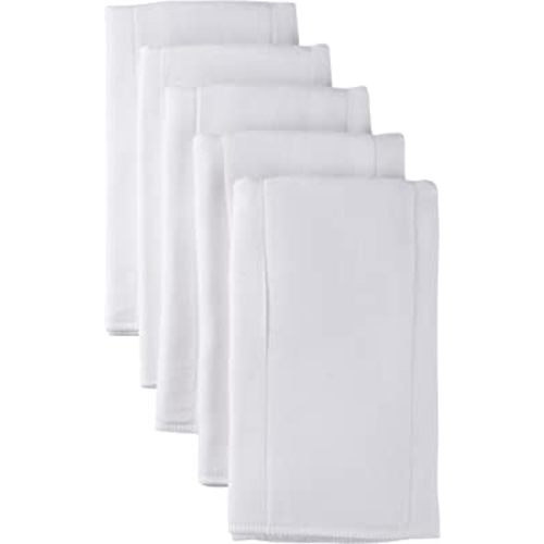 Gerber Unisex Baby Boys Girls Gauze Prefold Cloth Diapers Multipack White 5 Pack