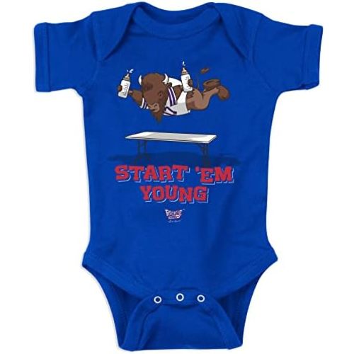 Start 'Em Young Baby Apparel for Buffalo Football Fans (NB-7T)