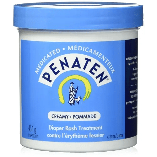 Penaten Medicated Diaper Rash Cream For Baby, Zinc Oxide Cream 454 grams 454g