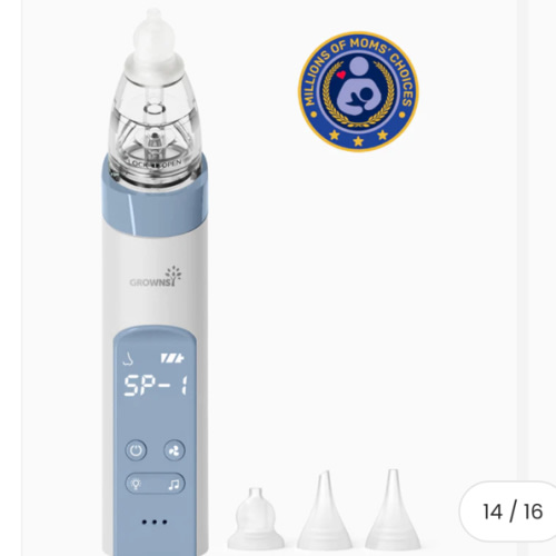 Adjustable Suction Nasal Aspirator with 3 Soft Tips