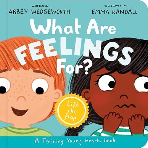 What Are Feelings For? Board Book: A Lift-the-Flap Board Book (Christian behavior book for toddlers encouraging emotional health and resilience.) Board book – Lift the flap, June 1, 2025