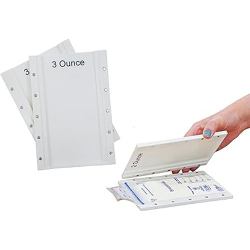 Magnetic Breastmilk Freeze Flat Trays - Breastpump Accessory to Freeze Breast Milk Storage Bags Flat - (for Lansinoh, Up&Up, & Avent, 3oz Tray Set (3 or 6oz))