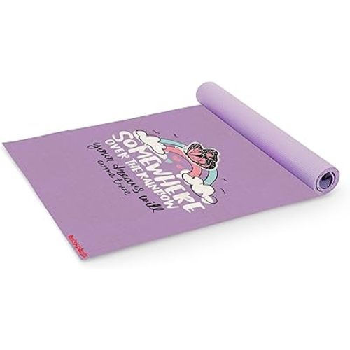 Antsy Pants Tapis de yoga pour enfants – Tapis de yoga pour entraînement à domicile, voyage, robuste, antidérapant, pour enfants, tout-petits, taille 152,4 x 61 cm, 3 mm d'épaisseur, sans phtalates