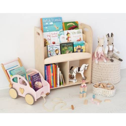 Montessori Bookshelf for Children, Wooden Bookshelf for Kids Toys, Modern Bookcase for Kids Room, Toddler Library, Nursery Book Displays - Etsy