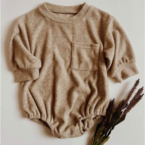 Theodore Bubble Pocket Romper – Three Peas