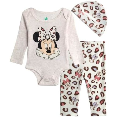 Disney Newborn Baby Take Me Home Set - 3 Piece Newborn Outfit Minnie Mouse, Mickey Mouse, and Winnie the Pooh (Sizes: 0-9M)