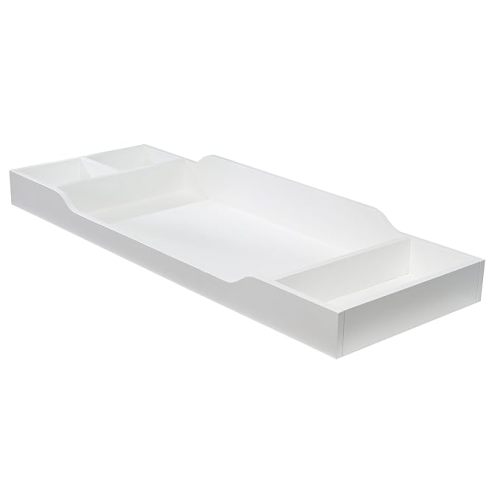 Sorelle Furniture Changing Table Topper for Dresser, Dressing and Diaper Changing Solution for Baby Dresser, Nursery Furniture-White