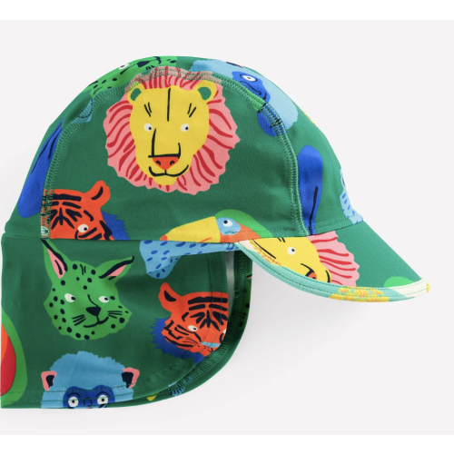 Fun Sun Safe Hat-Multi Animal Faces | Boden USA
