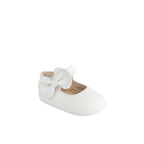 (2, White) Baby Deer Infant Dress Flat