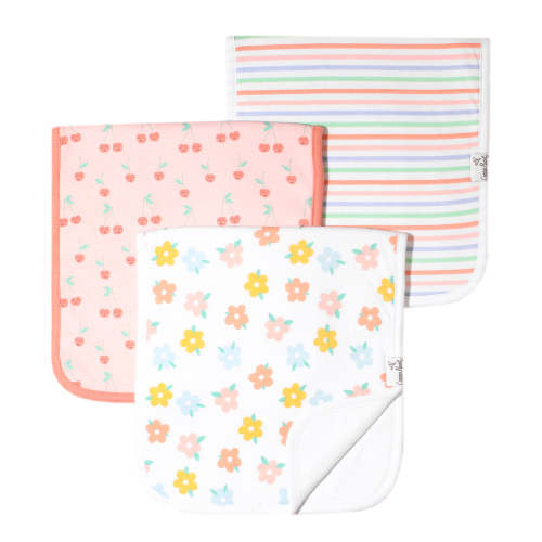 Premium Burp Cloths - Cheery