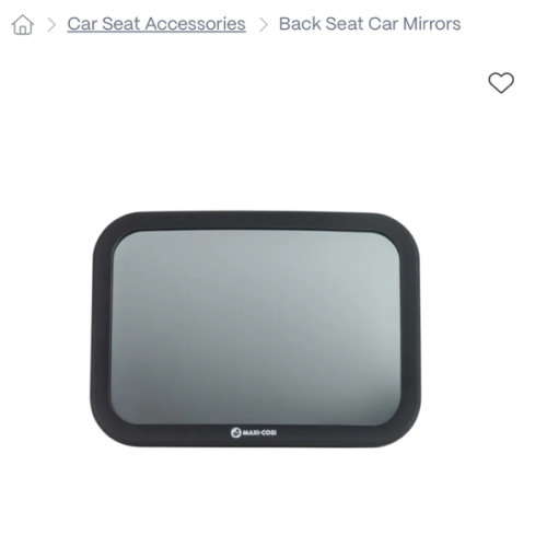 Maxi Cosi Back Seat Car Mirror Black | Back Seat Car Mirrors | Baby Bunting AU