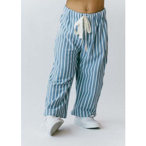 Stripe Pant- Blue & White